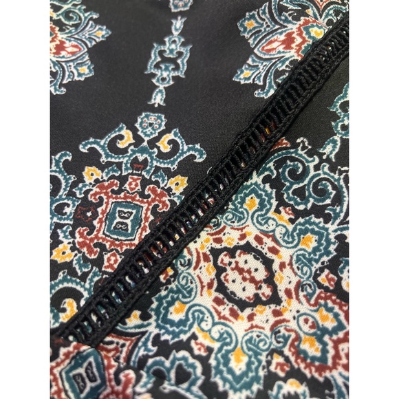 EUC Mossimo Patterned Fit and Flare Dress | A Line Halter Sleeveless Maximalist - Picture 3 of 5